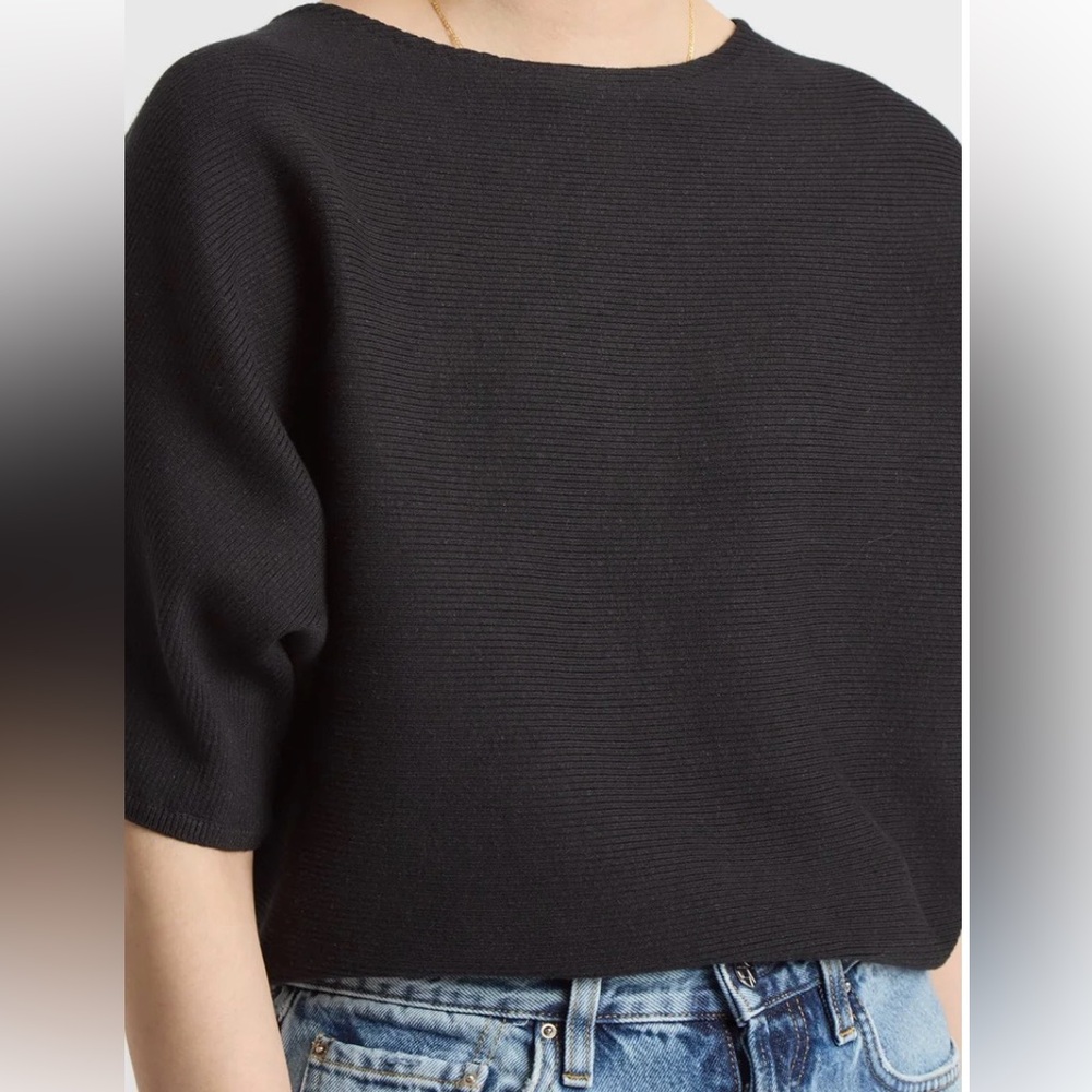 The Reset Ribbed Short Sleeve Pullover